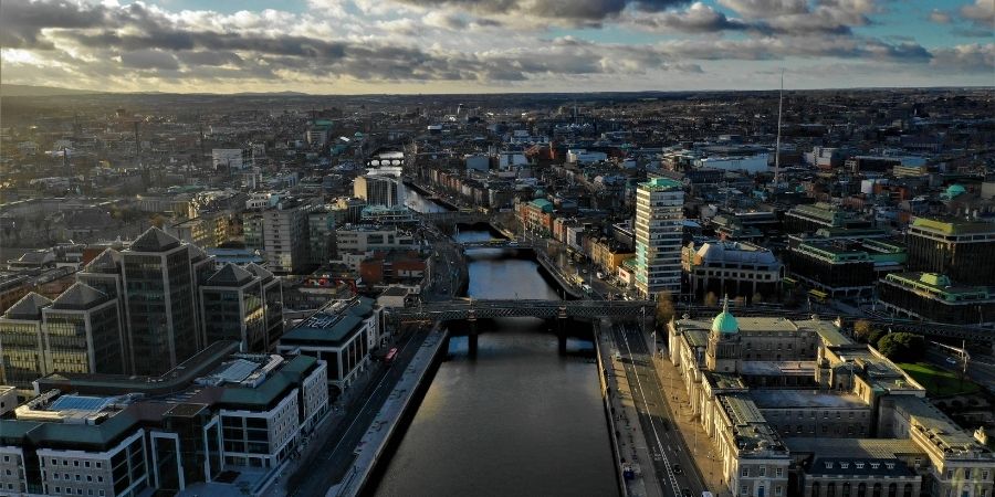 Dublín ciudad de irlanda
